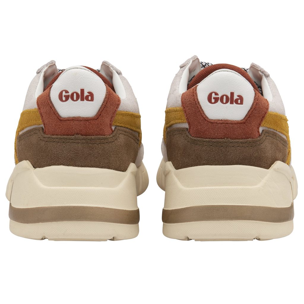 Gola Classics Eclipse Pure Sneakers Bílé Oranžové CZ | VRBT-65321
