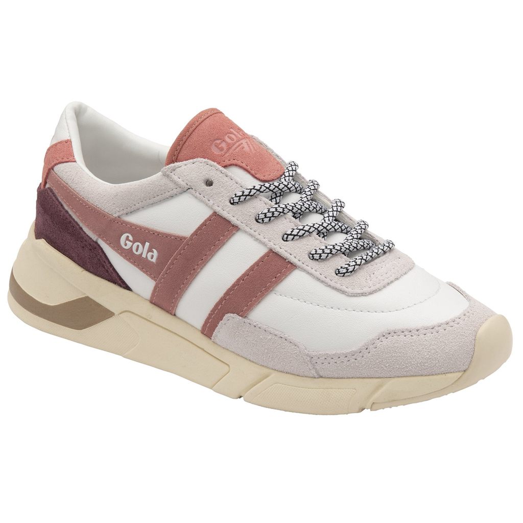 Gola Classics Eclipse Pure Sneakers Bílé Růžové Koralove Růžové CZ | STVD-27851