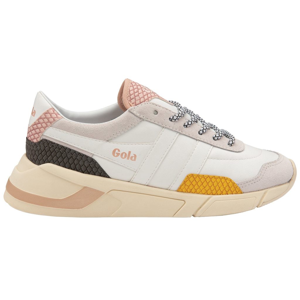 Gola Classics Eclipse Trident Snake Sneakers Bílé Růžové CZ | IDNX-09238