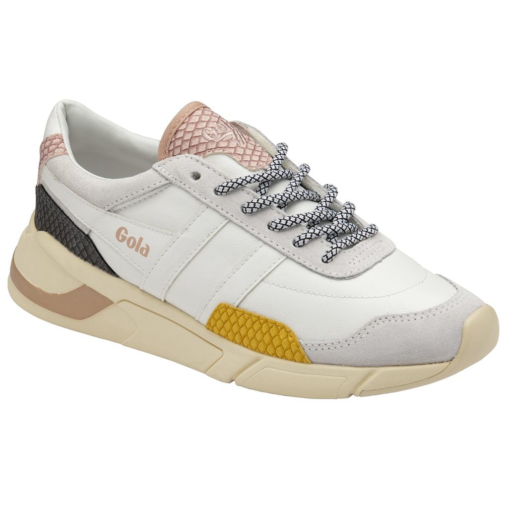 Gola Classics Eclipse Trident Snake Sneakers Bílé Růžové CZ | IDNX-09238