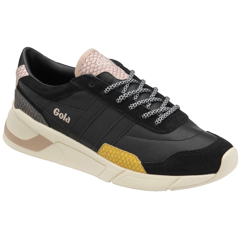 Gola Classics Eclipse Trident Snake Sneakers Černé Růžové CZ | NGIR-08497