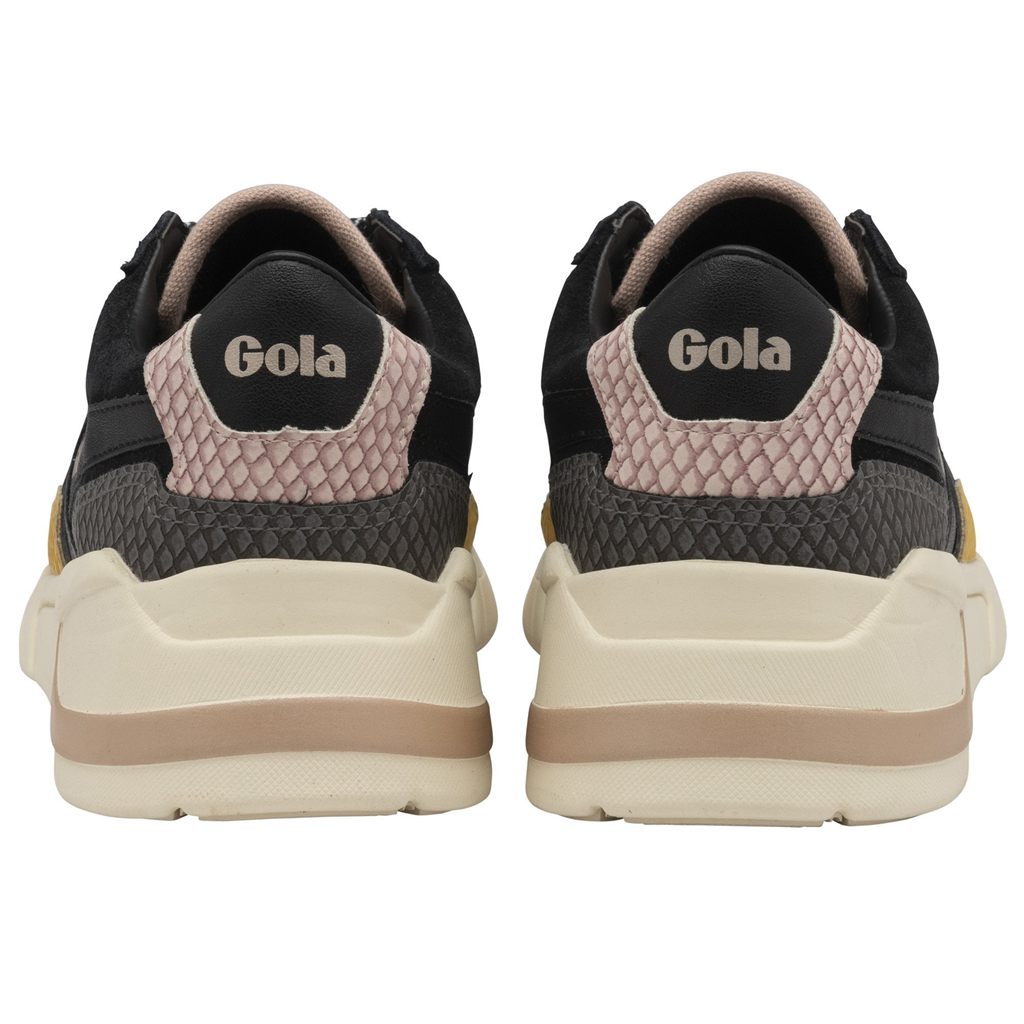 Gola Classics Eclipse Trident Snake Sneakers Černé Růžové CZ | NGIR-08497