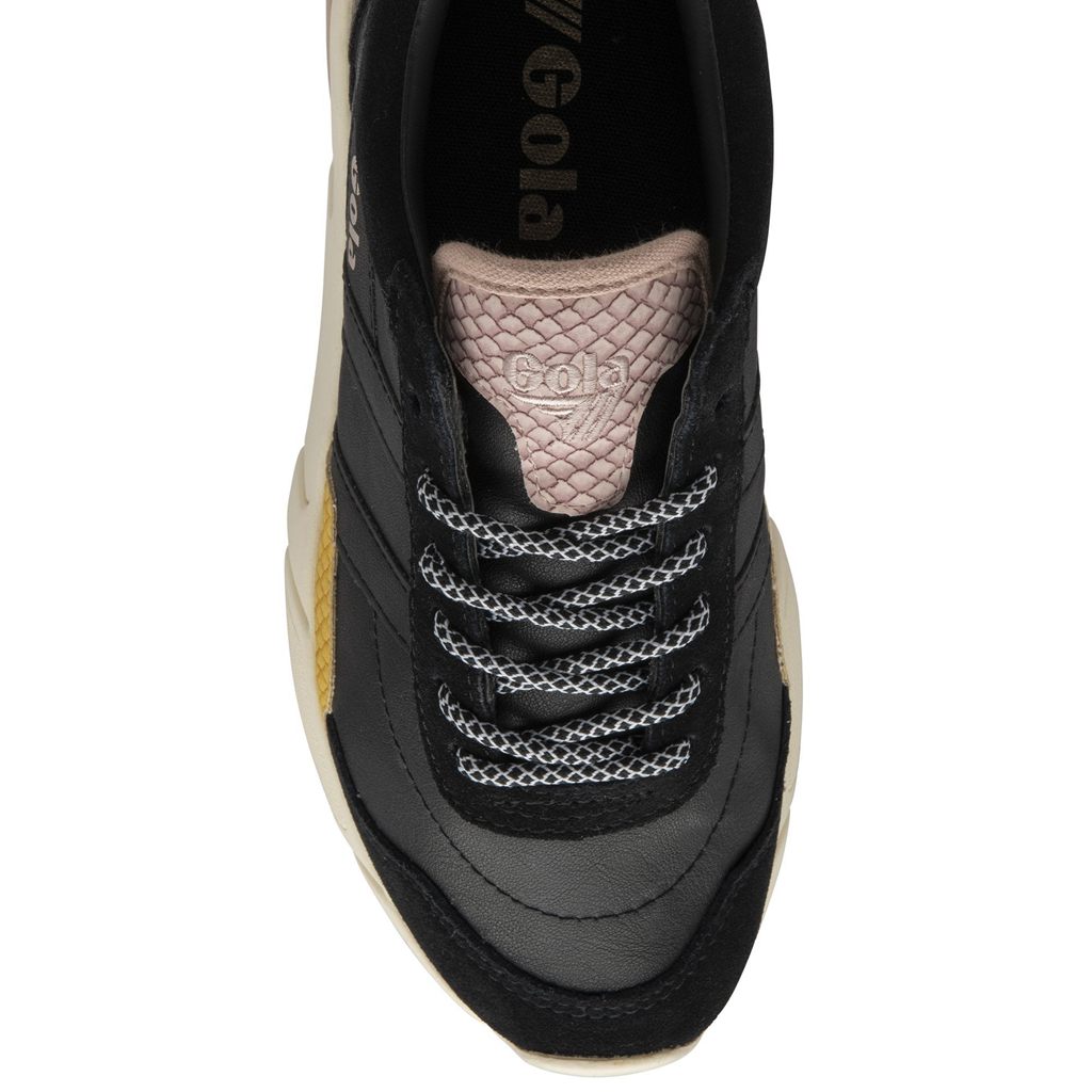 Gola Classics Eclipse Trident Snake Sneakers Černé Růžové CZ | NGIR-08497