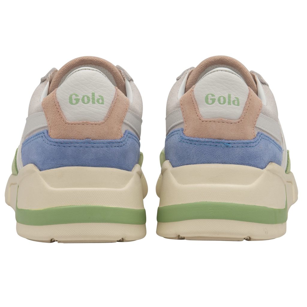 Gola Classics Eclipse Trident Sneakers Bílé Zelene Blankyt CZ | QGNX-37846