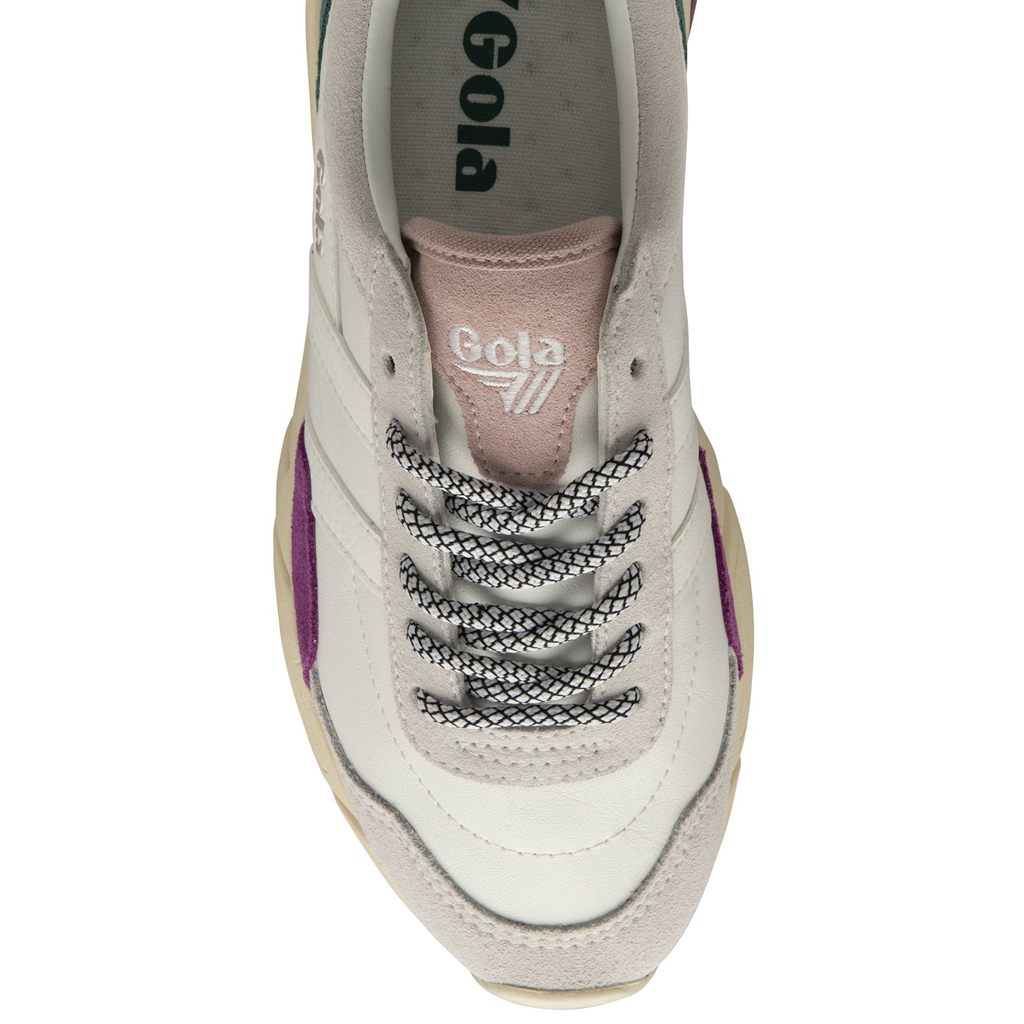Gola Classics Eclipse Trident Sneakers Bílé Růžové CZ | QMXU-73501