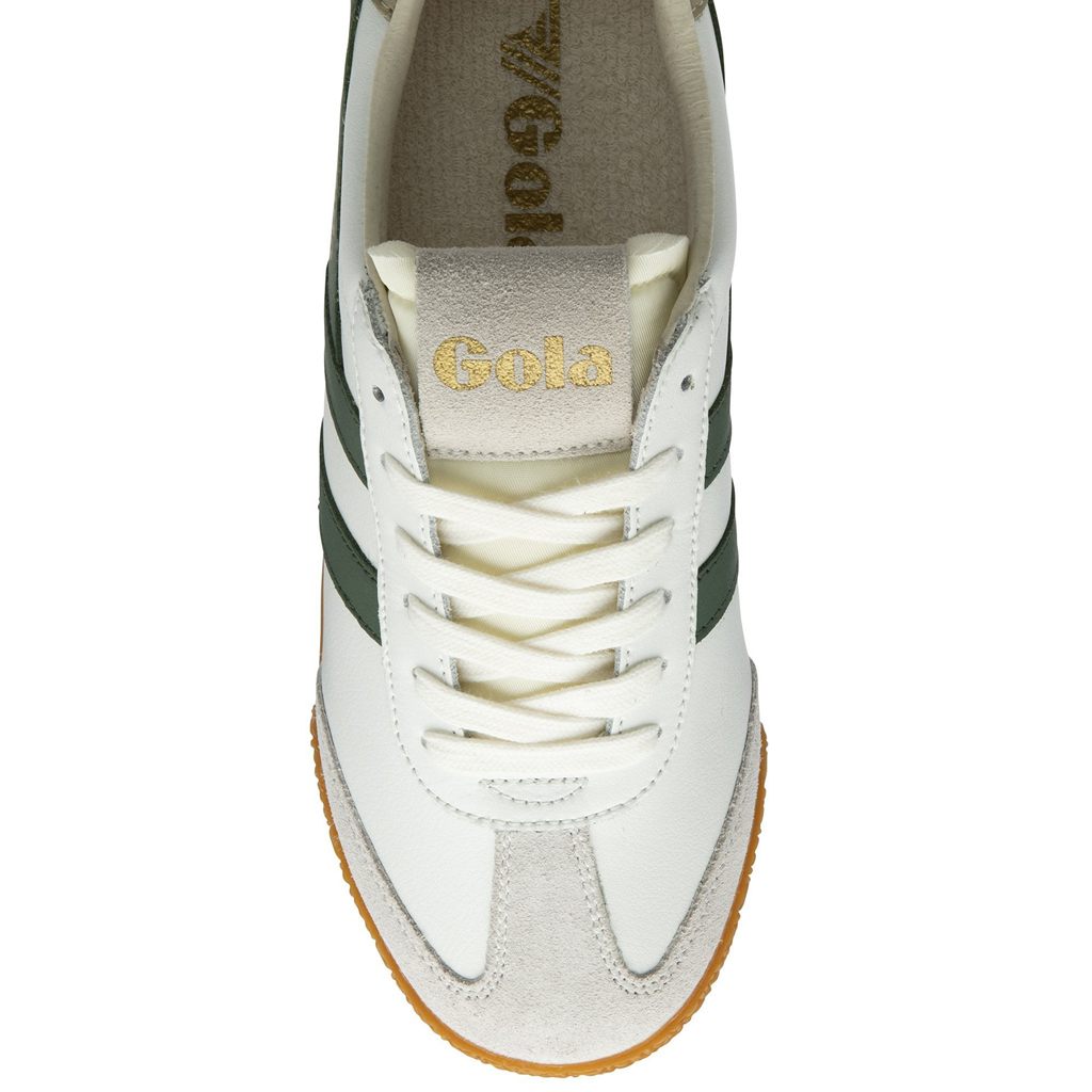 Gola Classics Elan Leather Sneakers Bílé CZ | BUAV-47538