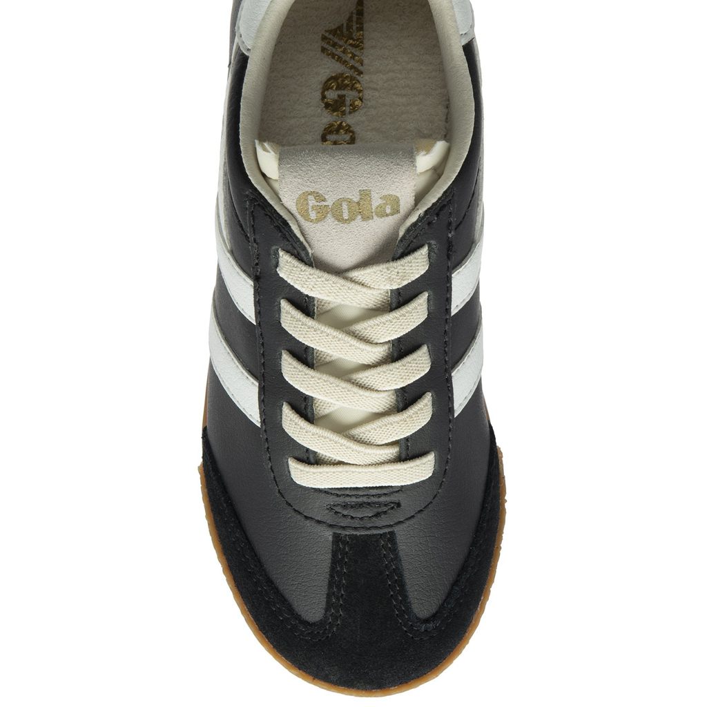 Gola Classics Elan Leather Sneakers Černé Bílé CZ | SNTR-10294