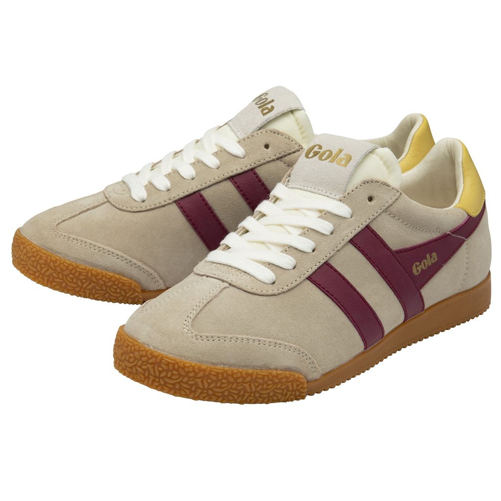 Gola Classics Elan Sneakers Bone Cerise Pollen CZ | NUKR-36847