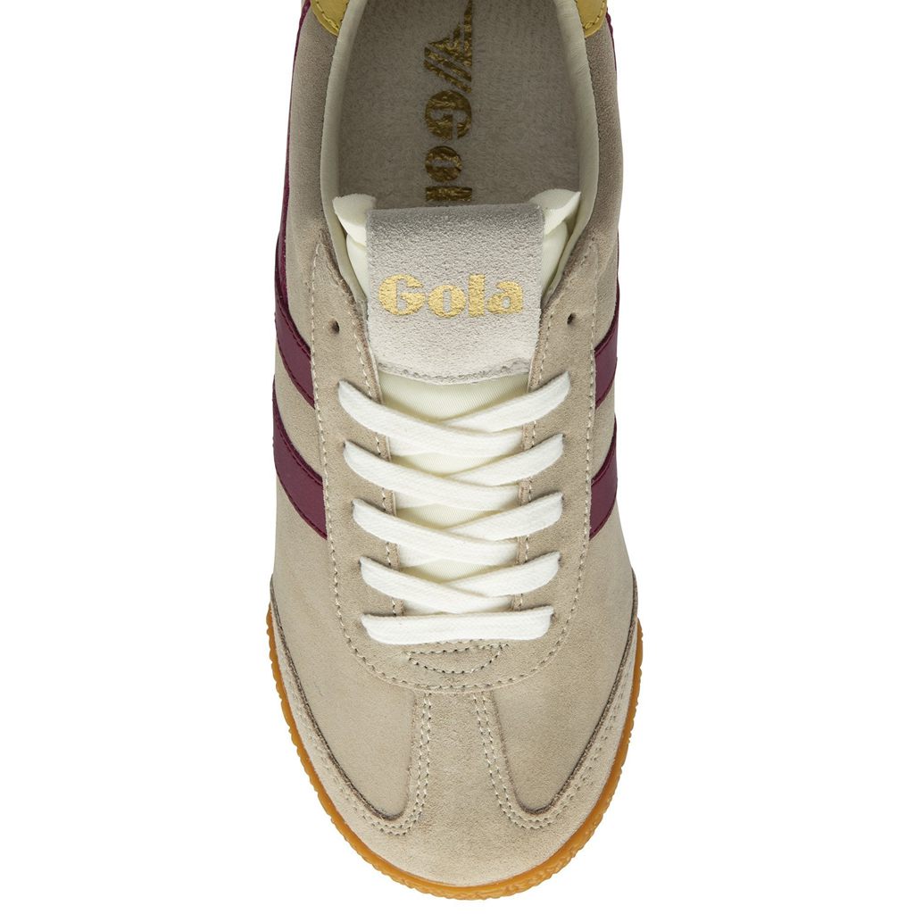 Gola Classics Elan Sneakers Bone Cerise Pollen CZ | NUKR-36847