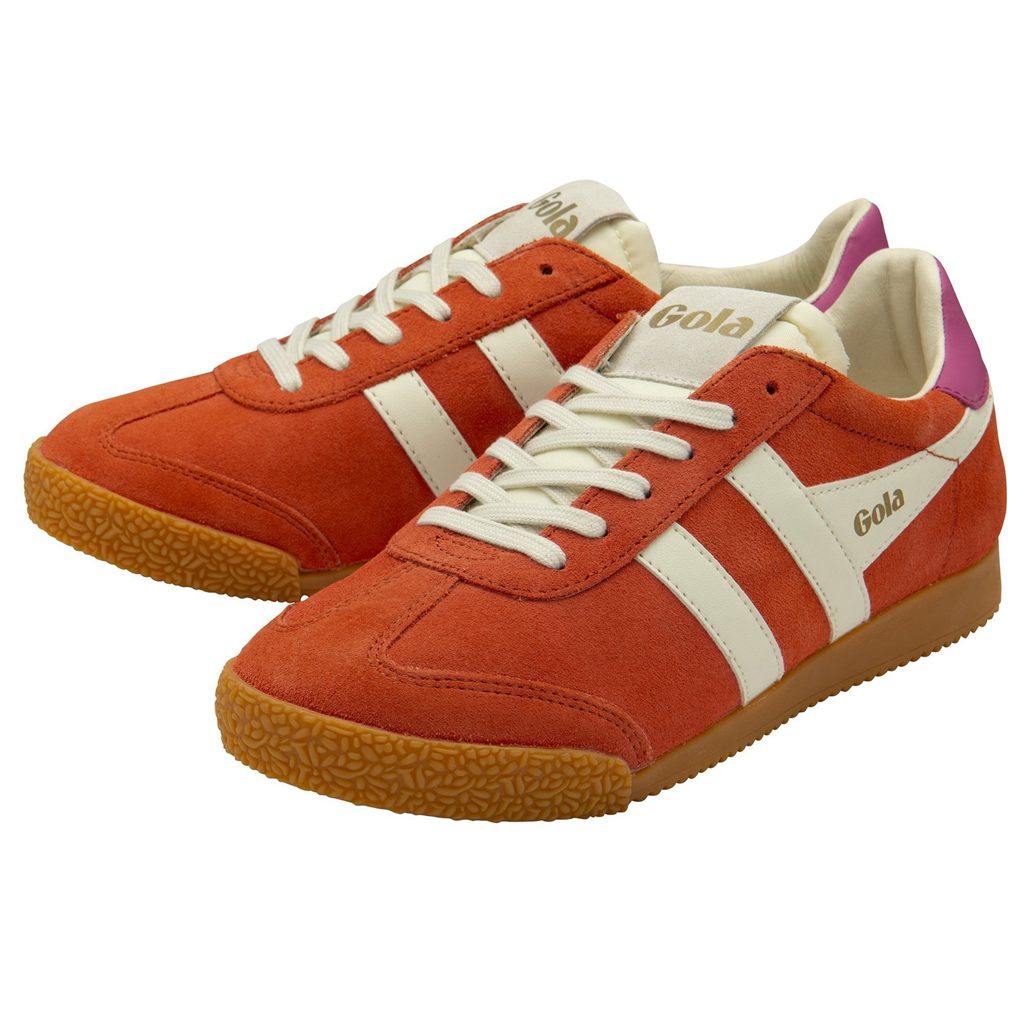 Gola Classics Elan Sneakers Koralove Bílé Fuchsie CZ | VFZS-34081