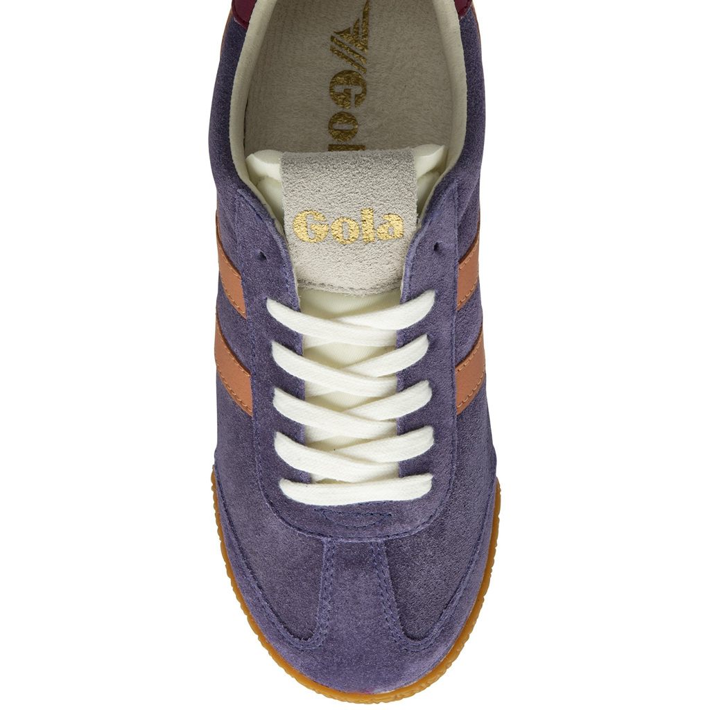 Gola Classics Elan Sneakers Plum Terracotta Cerise CZ | RFQM-32749
