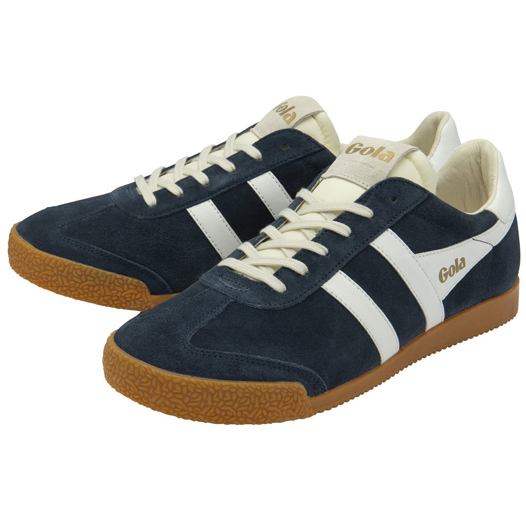 Gola Classics Elan Sneakers Tmavě Blankyt Bílé CZ | QZFO-61485