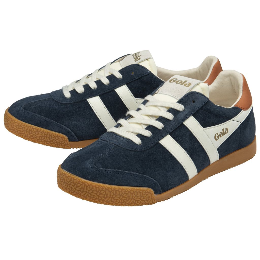 Gola Classics Elan Sneakers Tmavě Blankyt Bílé Oranžové CZ | VCOG-76501