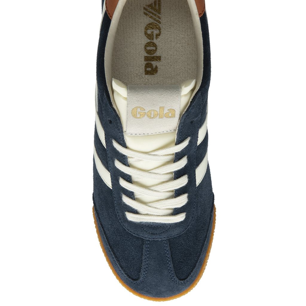 Gola Classics Elan Sneakers Tmavě Blankyt Bílé Oranžové CZ | VCOG-76501