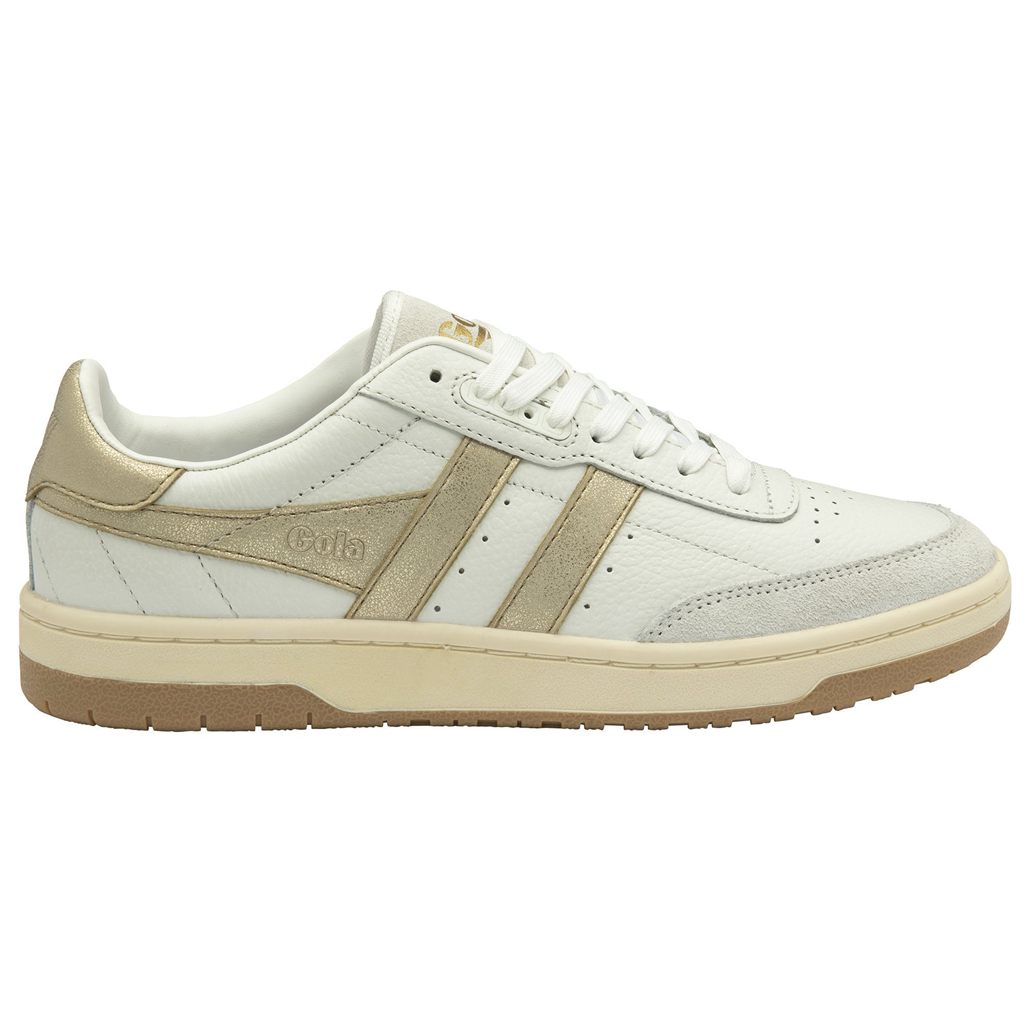 Gola Classics Falcon Mirror Sneakers Bílé Zlaté CZ | CYIU-52486