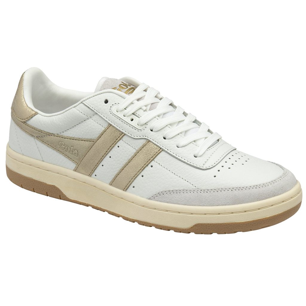 Gola Classics Falcon Mirror Sneakers Bílé Zlaté CZ | CYIU-52486