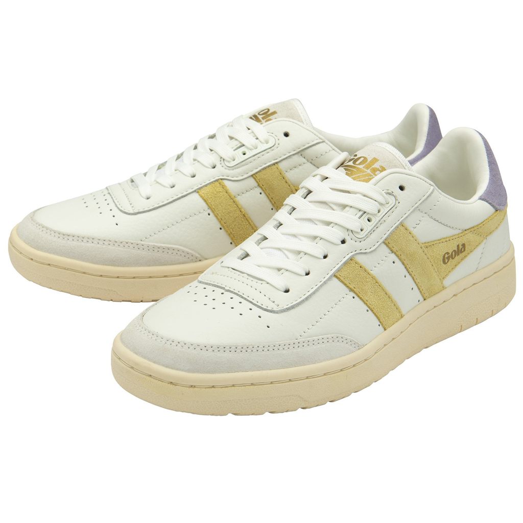 Gola Classics Falcon Sneakers Bílé Citrón Levandule CZ | CIWF-79201
