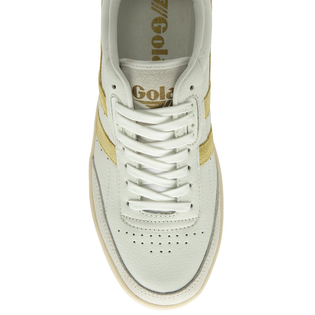 Gola Classics Falcon Sneakers Bílé Citrón Levandule CZ | CIWF-79201