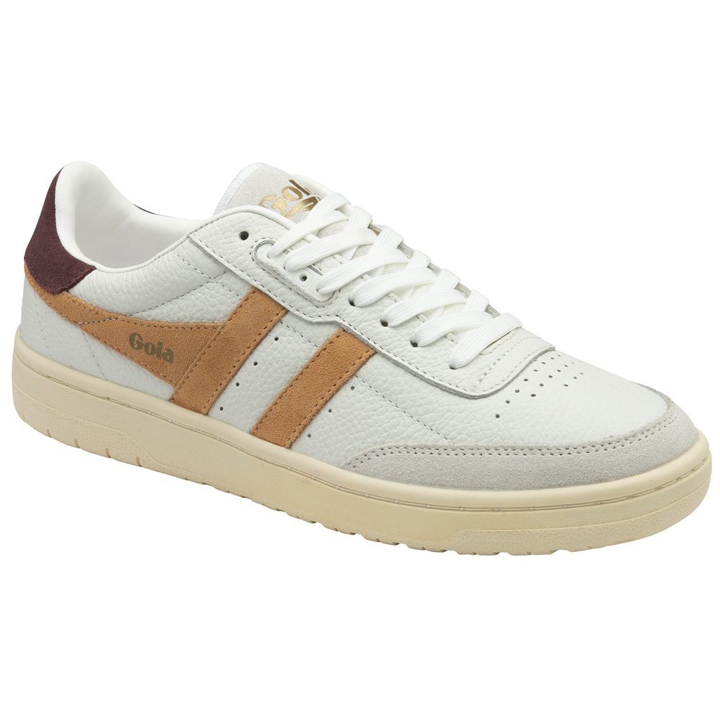 Gola Classics Falcon Sneakers Bílé CZ | QBVS-65841