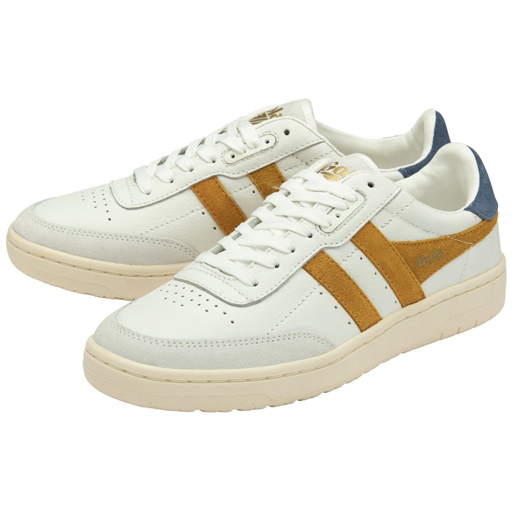 Gola Classics Falcon Sneakers Bílé CZ | WCDM-92508
