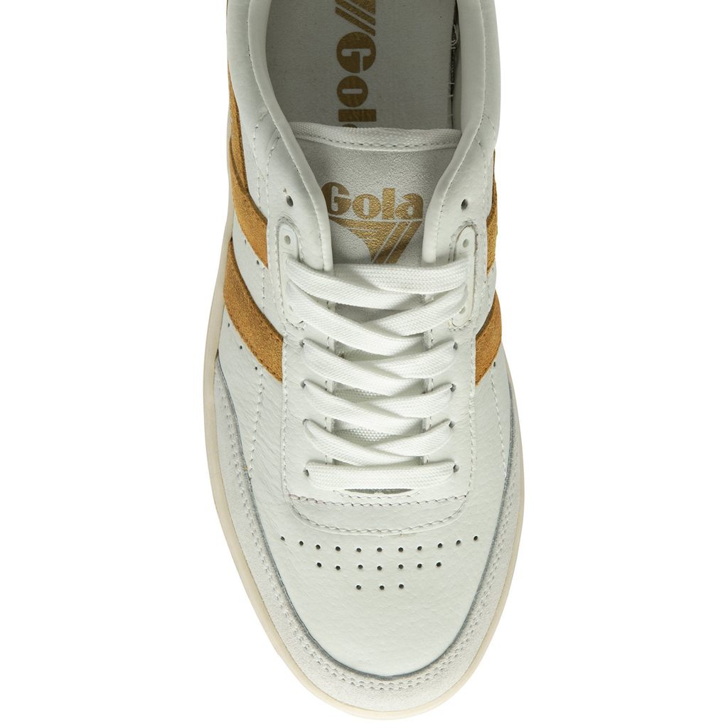 Gola Classics Falcon Sneakers Bílé CZ | WCDM-92508