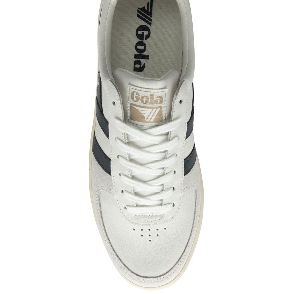 Gola Classics Grandslam Classic Sneakers Bílé Tmavě Blankyt Vínové CZ | RUOF-65127