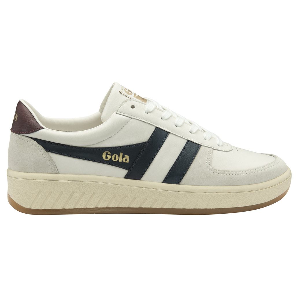 Gola Classics Grandslam Classic Sneakers Bílé Tmavě Blankyt Vínové CZ | RUOF-65127