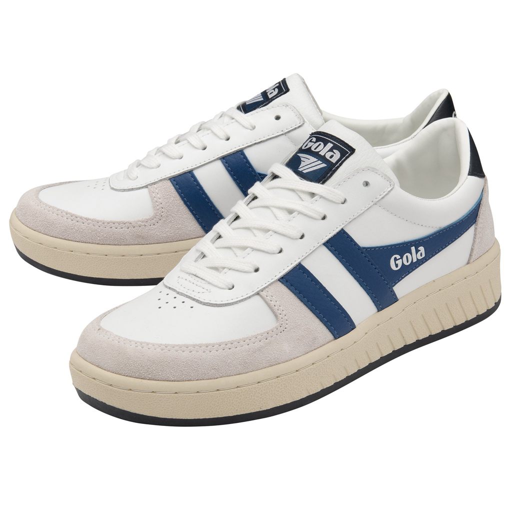 Gola Classics Grandslam Classic Sneakers Bílé Blankyt Tmavě Blankyt CZ | FKZG-97302