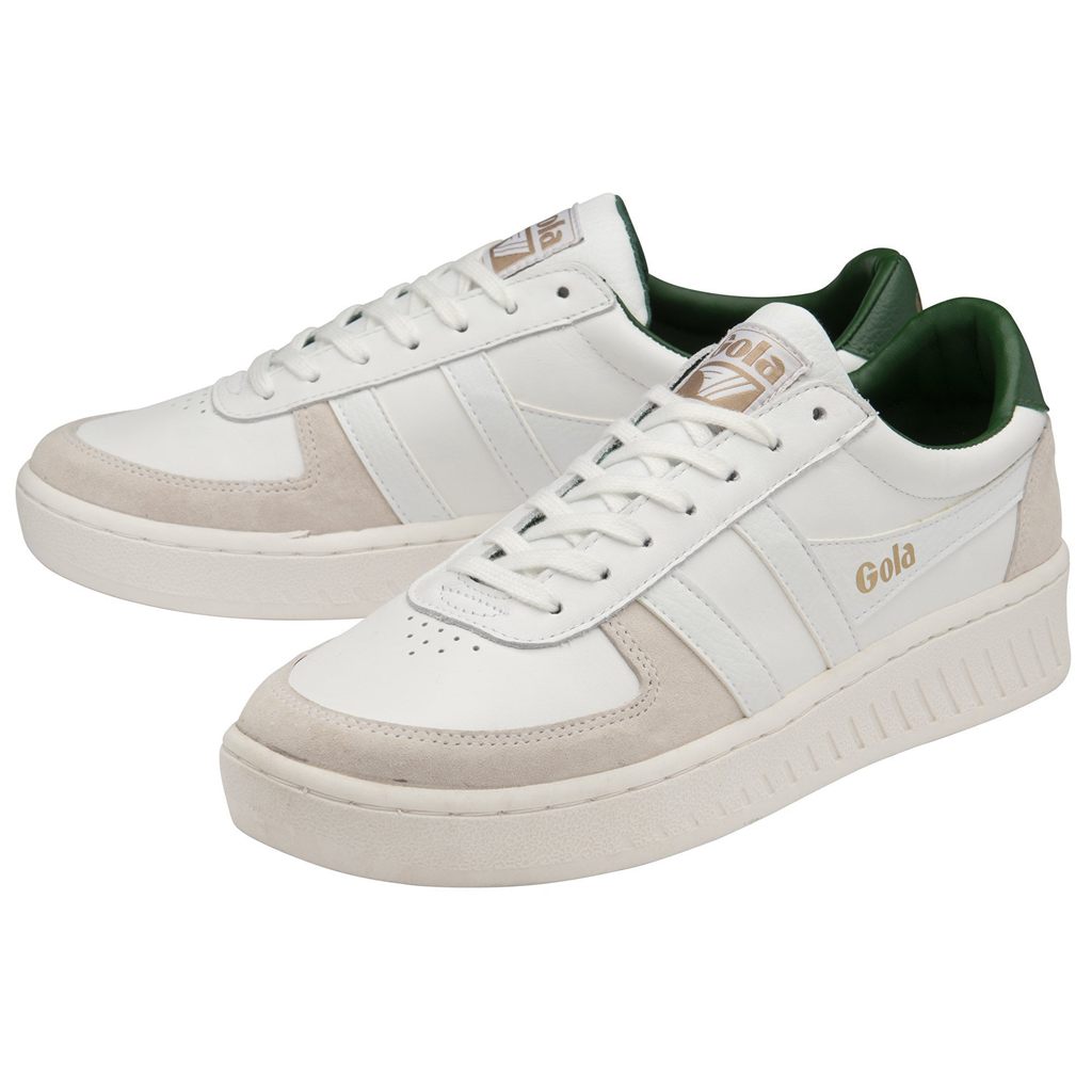 Gola Classics Grandslam Classic Sneakers Bílé Tmavě Zelene CZ | NYKH-83751