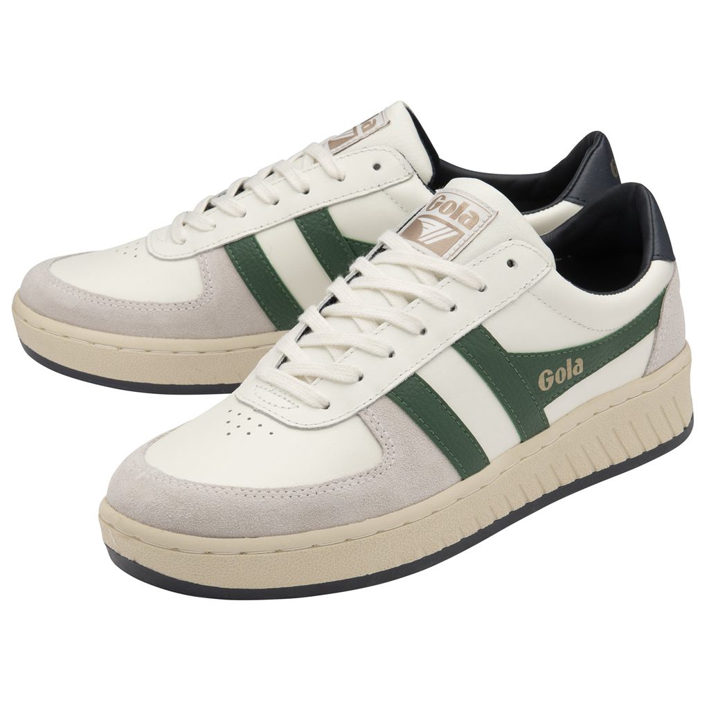 Gola Classics Grandslam Classic Sneakers Bílé Tmavě Zelene Tmavě Blankyt CZ | GOVH-70465