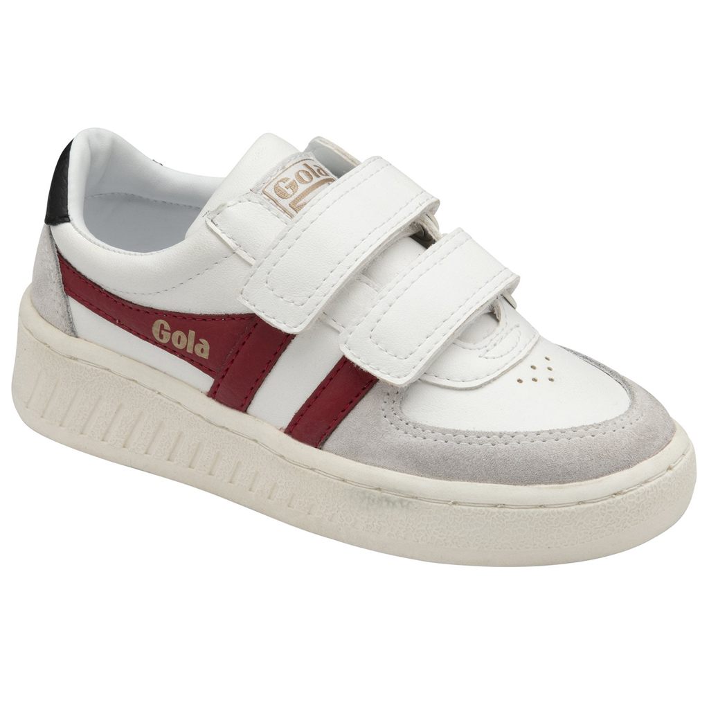 Gola Classics Grandslam Classic Strap Sneakers Bílé Tmavě Červené Černé CZ | PGLT-21954