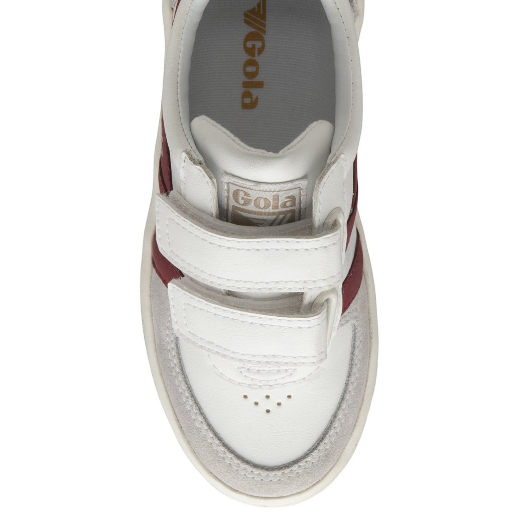 Gola Classics Grandslam Classic Strap Sneakers Bílé Tmavě Červené Černé CZ | PGLT-21954