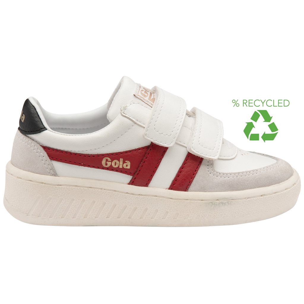 Gola Classics Grandslam Classic Strap Sneakers Bílé Tmavě Červené Černé CZ | PGLT-21954
