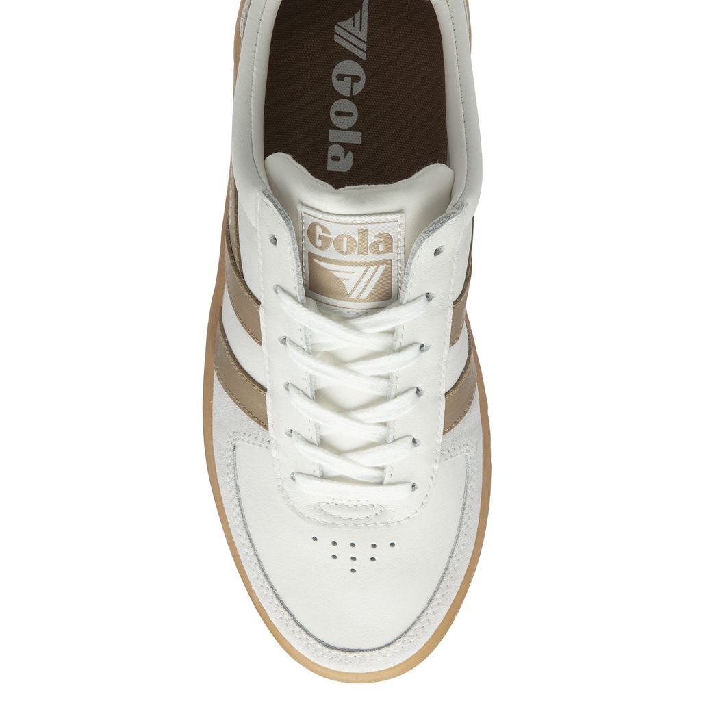 Gola Classics Grandslam Elite Sneakers Bílé Světle CZ | KCXI-70386