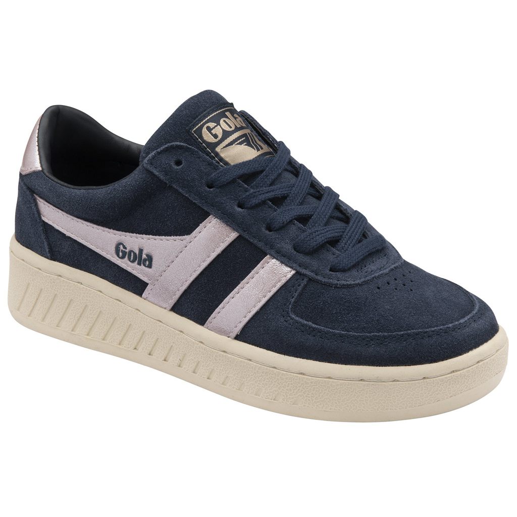 Gola Classics Grandslam Flame Sneakers Tmavě Blankyt Růžové CZ | JHIC-23046
