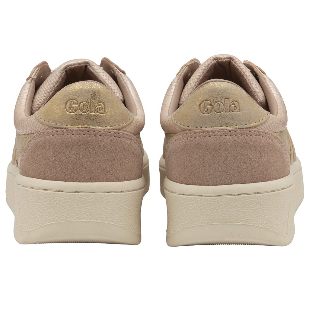 Gola Classics Grandslam Lizard Sneakers Růžové Zlaté CZ | NQVL-83521