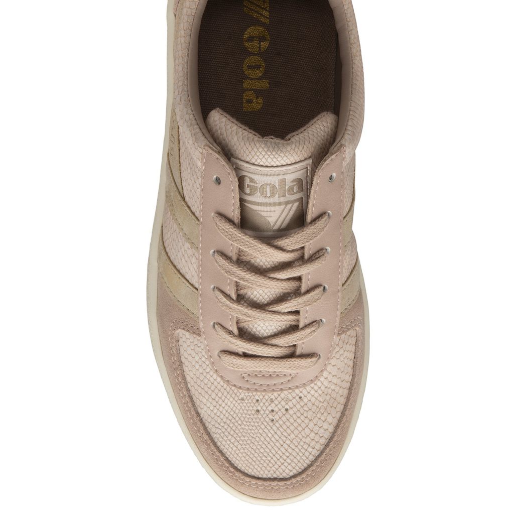 Gola Classics Grandslam Lizard Sneakers Růžové Zlaté CZ | NQVL-83521