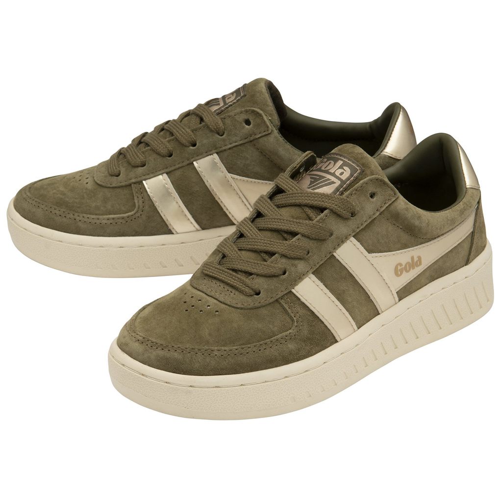 Gola Classics Grandslam Pearl Sneakers Hnědožlutý CZ | YOAD-93182
