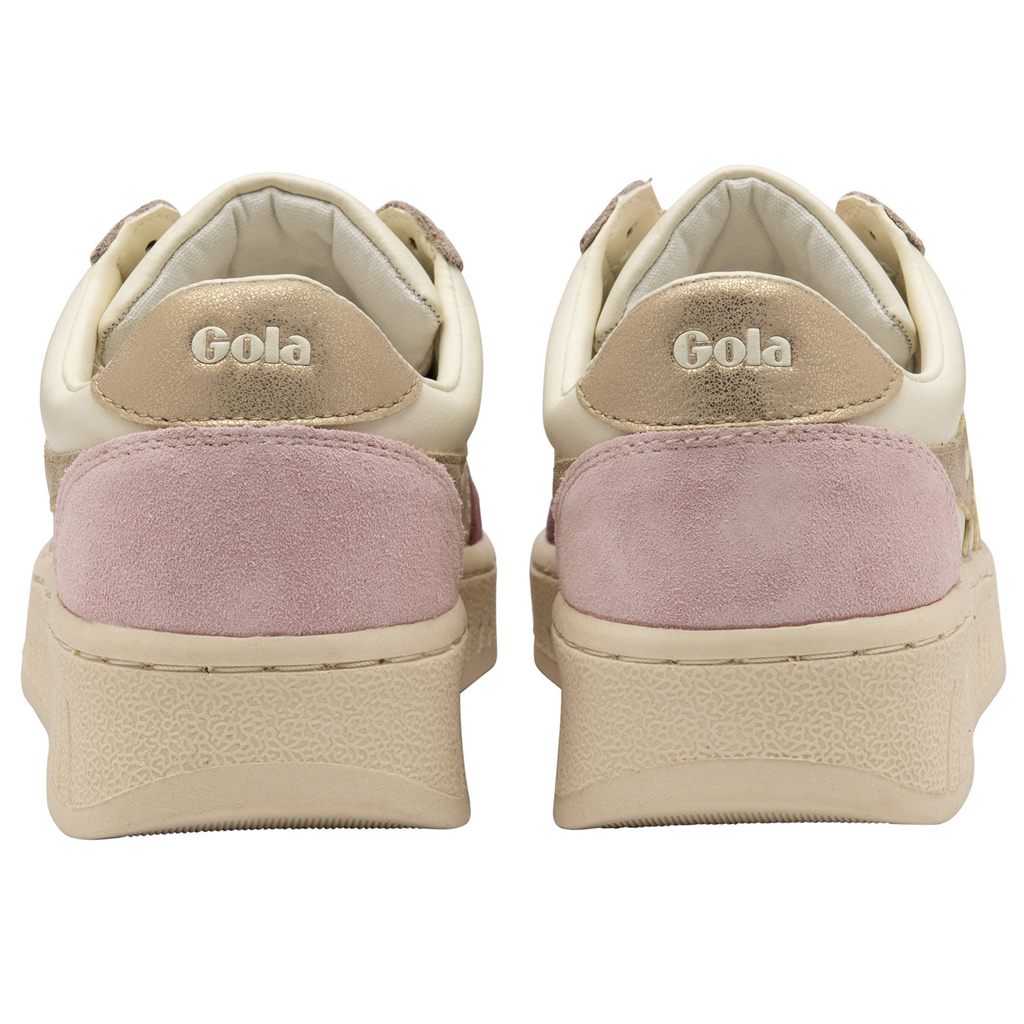 Gola Classics Grandslam Quadrant Sneakers Bílé Zlaté Růžové CZ | QDTK-02168