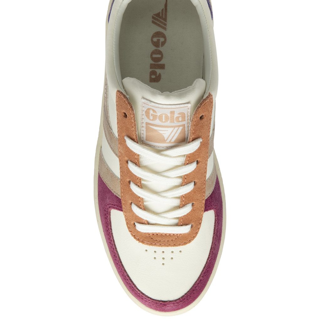 Gola Classics Grandslam Quadrant Sneakers Bílé Růžové Zlaté CZ | JDXH-43859