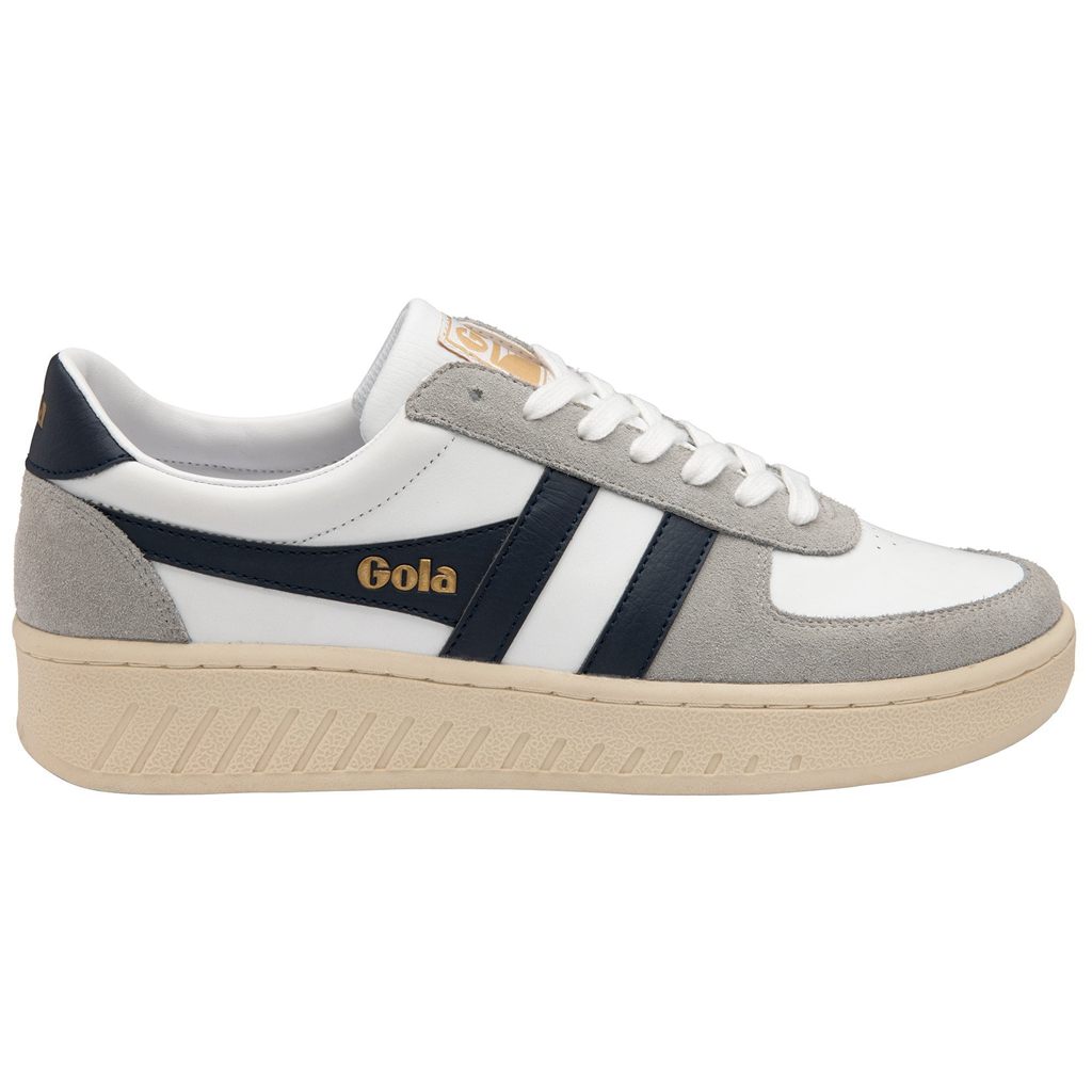 Gola Classics Grandslam Quadrant Sneakers Bílé Světle Šedé Tmavě Blankyt CZ | AJZN-45872