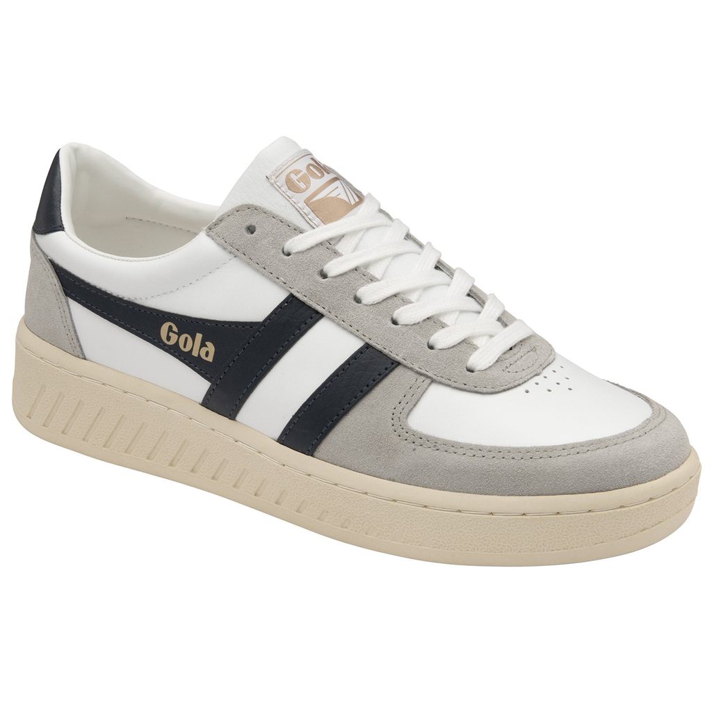 Gola Classics Grandslam Quadrant Sneakers Bílé Světle Šedé Tmavě Blankyt CZ | AJZN-45872
