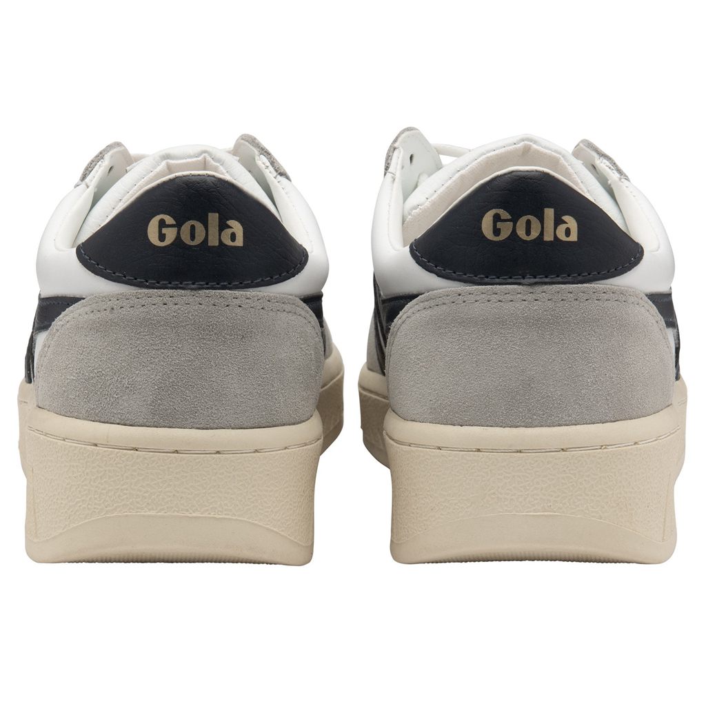 Gola Classics Grandslam Quadrant Sneakers Bílé Světle Šedé Tmavě Blankyt CZ | AJZN-45872