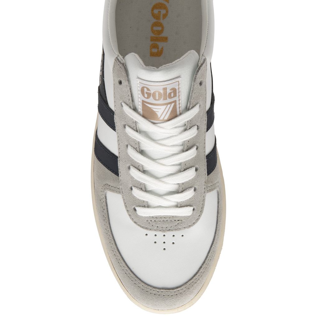 Gola Classics Grandslam Quadrant Sneakers Bílé Světle Šedé Tmavě Blankyt CZ | AJZN-45872