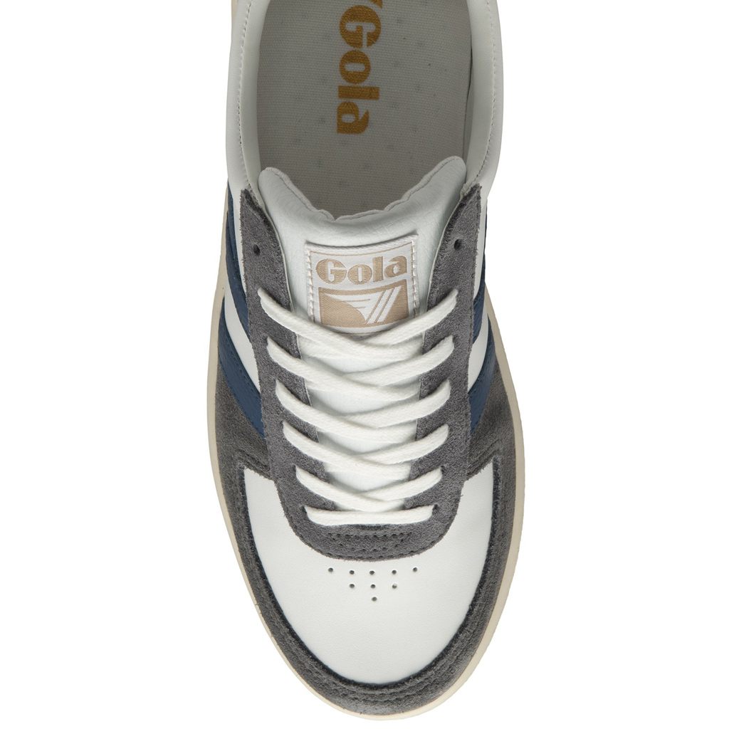 Gola Classics Grandslam Quadrant Sneakers Bílé Blankyt CZ | CQHZ-50473