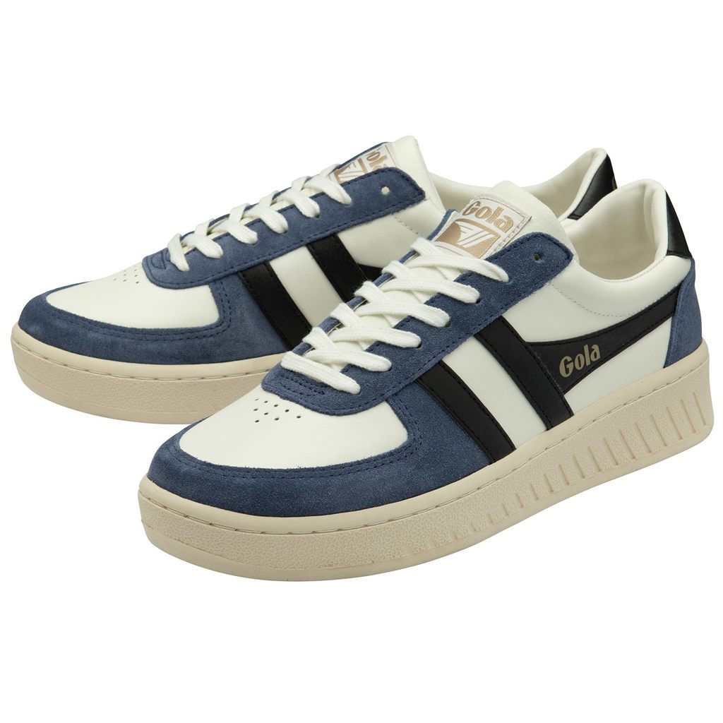 Gola Classics Grandslam Quadrant Sneakers Bílé Černé CZ | QSKR-36728