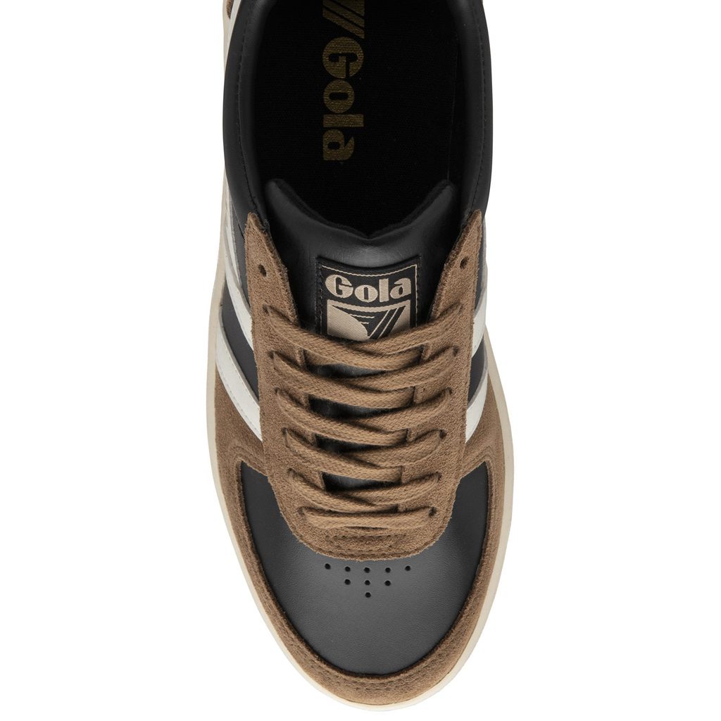 Gola Classics Grandslam Quadrant Sneakers Černé Bílé CZ | POQZ-95062