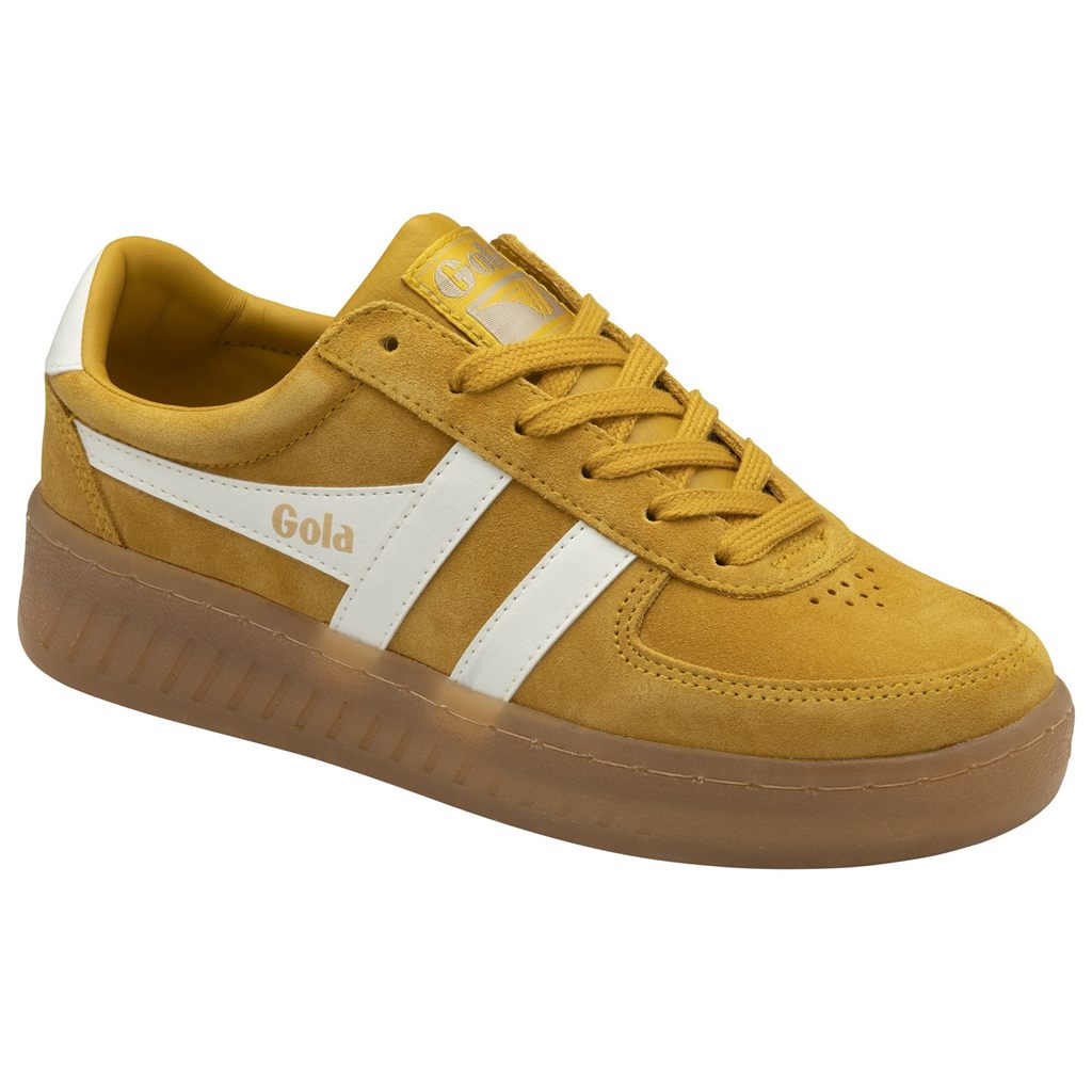 Gola Classics Grandslam Suede Sneakers Bílé CZ | SITZ-14726