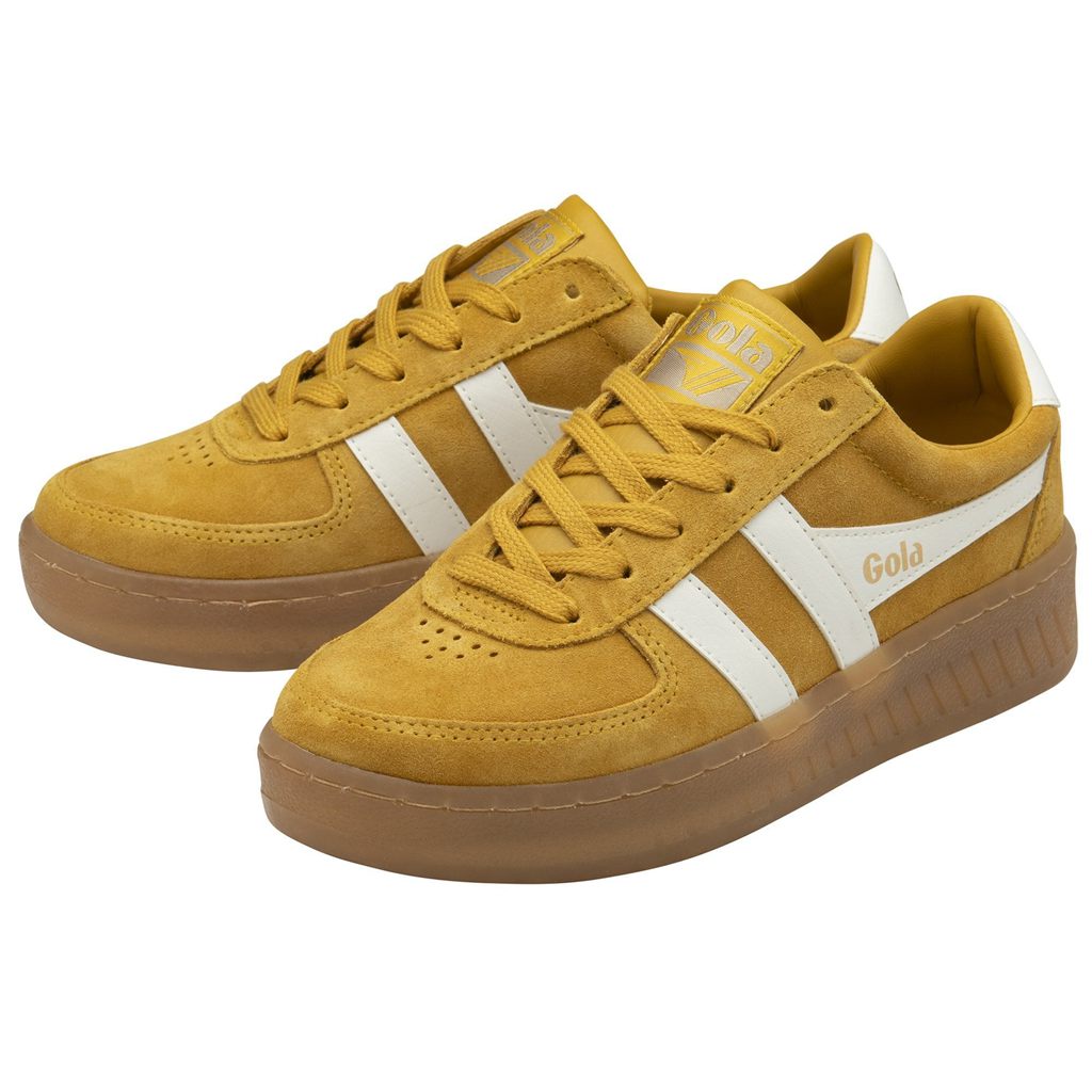 Gola Classics Grandslam Suede Sneakers Bílé CZ | SITZ-14726