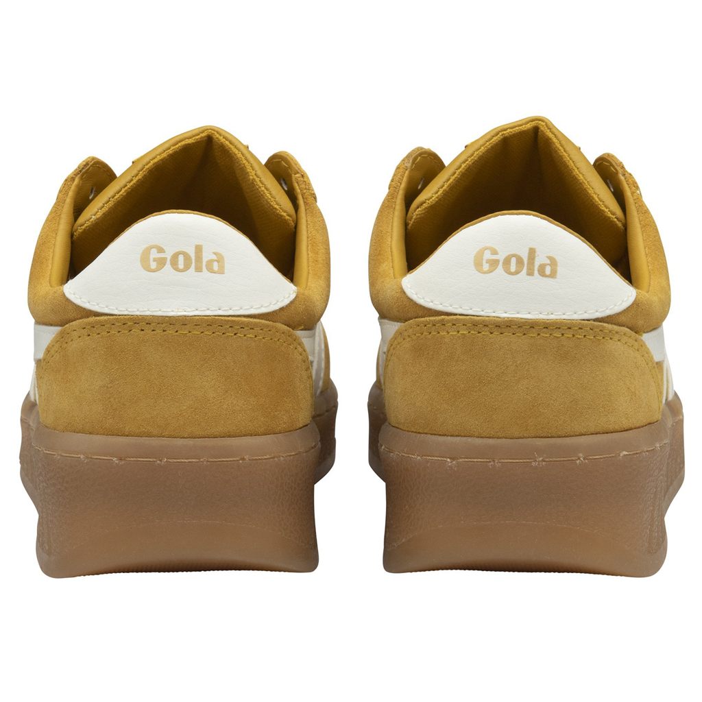 Gola Classics Grandslam Suede Sneakers Bílé CZ | SITZ-14726